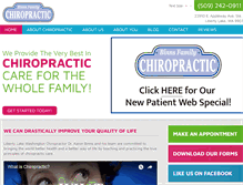 Tablet Screenshot of binnsfamilychiropractic.com